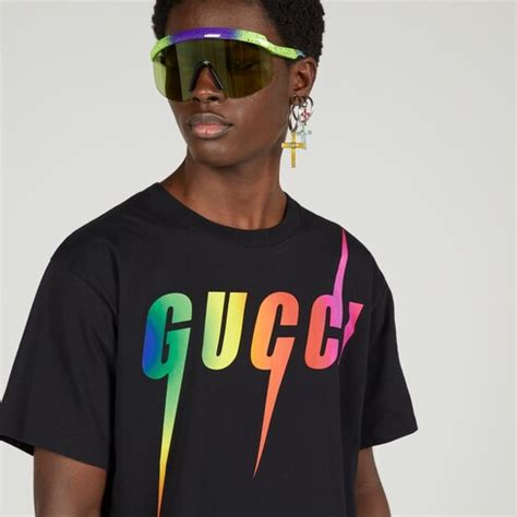 gucci blade print t shirt|gucci jersey t shirt.